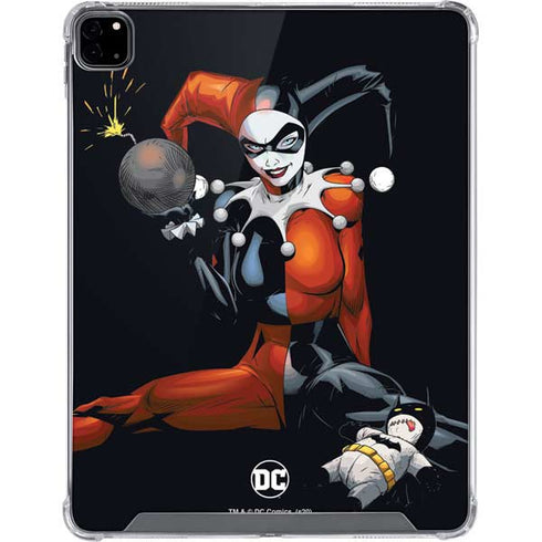 DC Comics Harley Quinn Playfull Pose iPad Pro 12.9in (2020) Clear Case